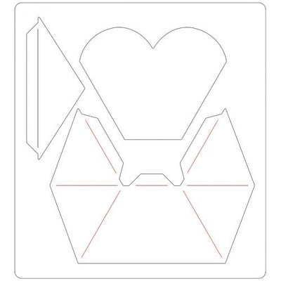 Heart Pocket Bigz Die - Kath Breen - Sizzix - Clearance