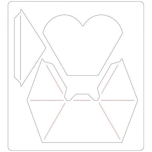 Heart Pocket Bigz Die - Kath Breen - Sizzix - Clearance