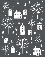 Countryside Thinlits Die - Tim Holtz - Sizzix - Clearance