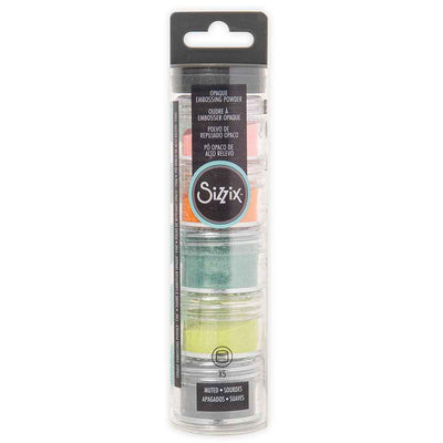 Muted  Opaque Embossing Powder - Making Essential - Sizzix