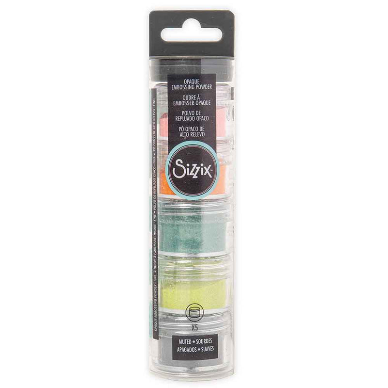 Muted  Opaque Embossing Powder - Making Essential - Sizzix