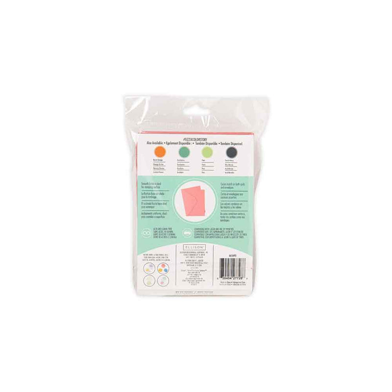 Rose A6 Card & Envelope Pack - Surfacez - Sizzix