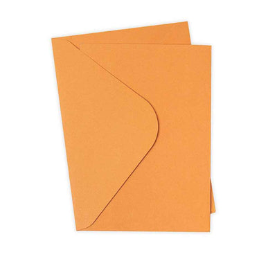 Burnt Orange A6 Card & Envelope Pack - Surfacez - Sizzix