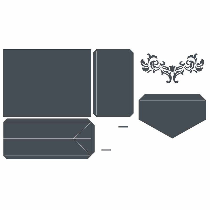 Celebration Gift Box Thinlits Dies - Kath Breen - Sizzix -  Clearance
