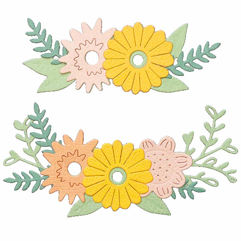 Floral Contours Thinlits Dies - Olivia Rose - Sizzix