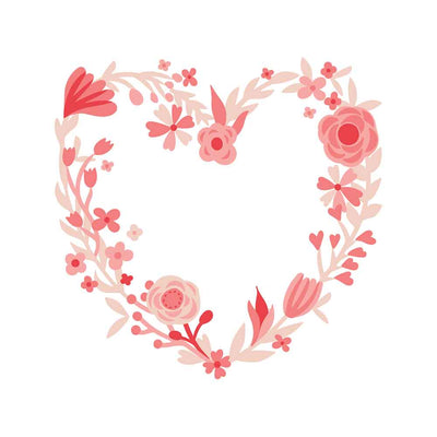 Heart Wreath Layered Stencils - Olivia Rose - Sizzix