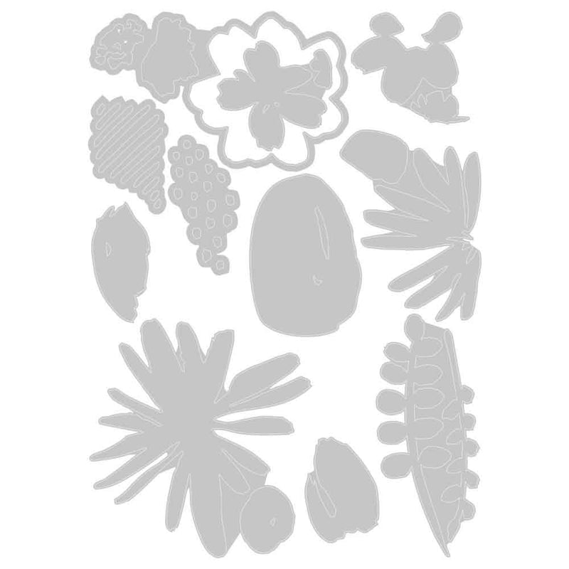 Modern Floristry Thinlits Die Set - Tim Holtz - Sizzix - Clearance