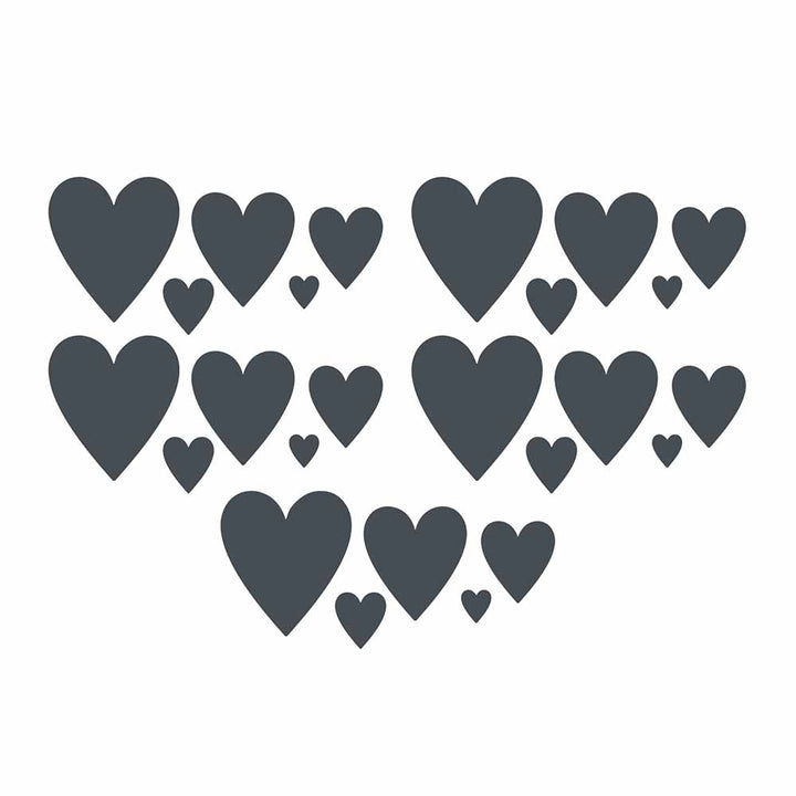 Hearts Stacked Tiles Thinlits Dies - Tim Holtz - Sizzix