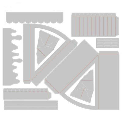 Cake Slice Box Thinlits Die Set - Kath Breen - Sizzix - Clearance