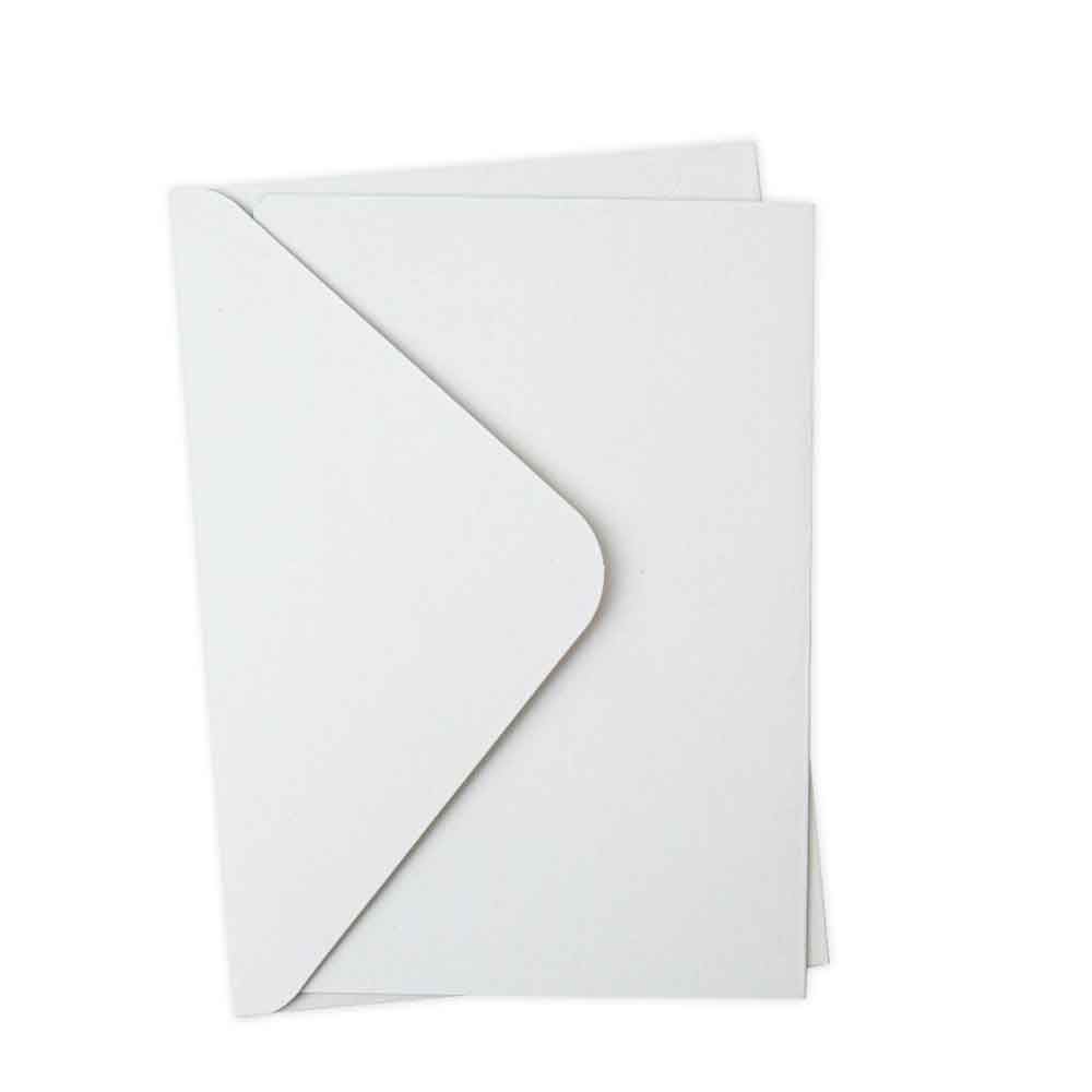 Sizzix Surfacez Card & Envelope Pack A6 Stone Haze