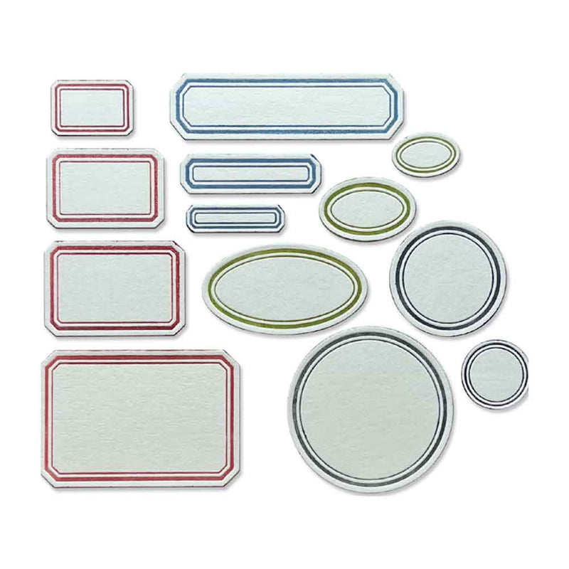 Vintage Labels Thinlits Die Set - Tim Holtz - Sizzix