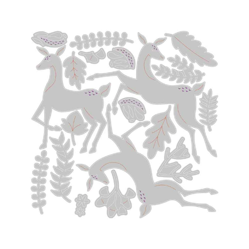 Delightful Deer Thinlits Dies - Lisa Jones - Sizzix