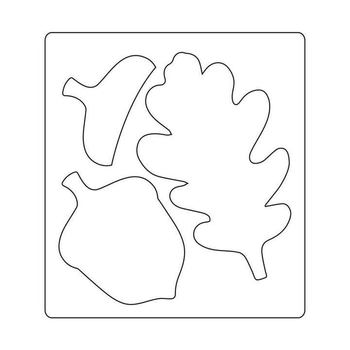 Acorn & Oak Leaf Bigz Die - Olivia Rose - Sizzix