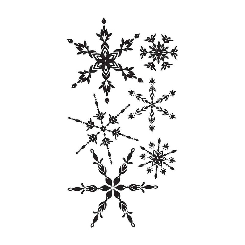 Snowflakes Layered Clear Stamps - Olivia Rose - Sizzix
