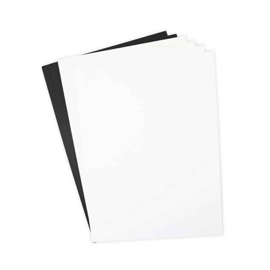 Smooth Cardstock, Black/Ivory/White - Surfacez - Making Essentials - Sizzix