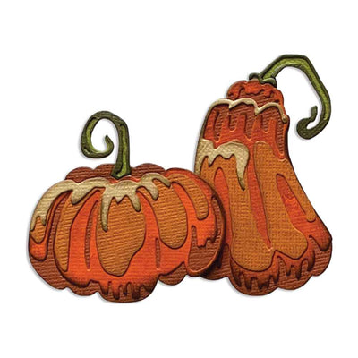 Pumpkin Duo Colorize Thinlits Die Set - Tim Holtz - Sizzix