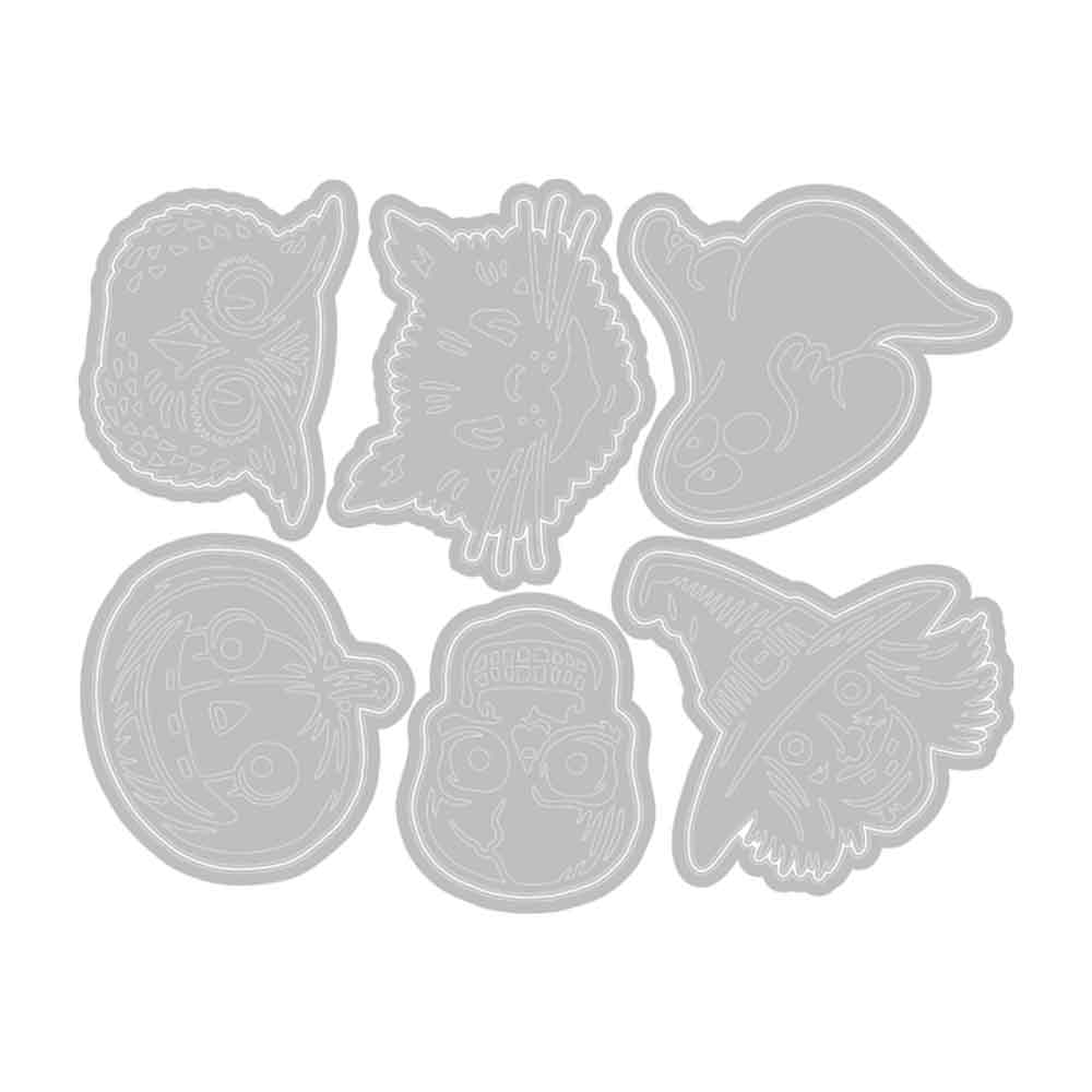 Retro Halloween Thinlits Die Set - Tim Holtz - Sizzix