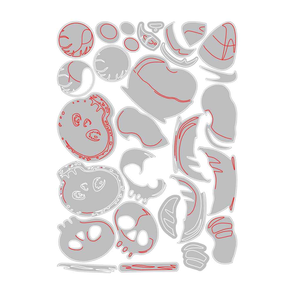 Trick or Treat Colorize Thinlits Die Set - Tim Holtz - Sizzix