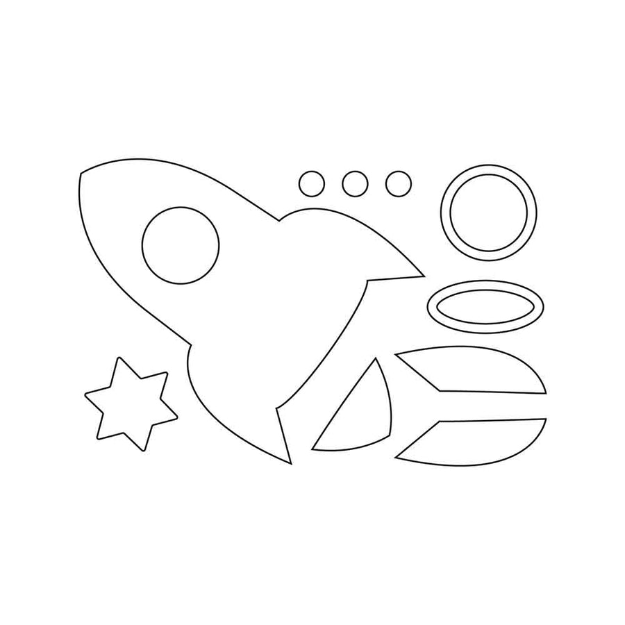 Space Rocket Bigz L Die - Olivia Rose - Sizzix