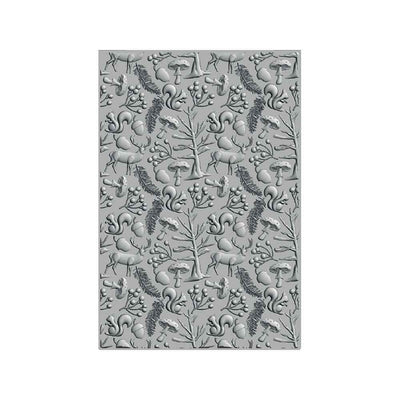 Winter Woodland 3-D Textured Impressions Embossing Folder - Kath Breen - Sizzix