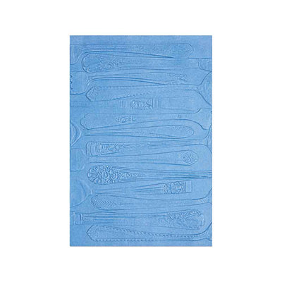 Silverware 3-D Textured Impressions Embossing Folder - Eileen Hull - Sizzix