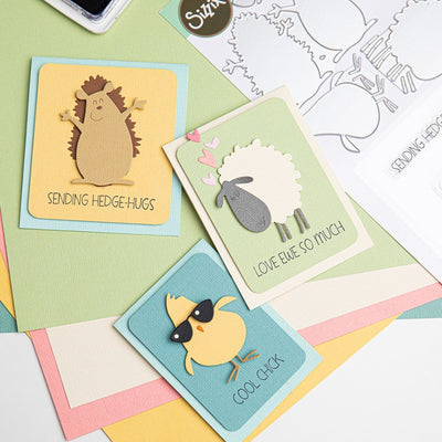 Crazy Creature #1Thinlit Die & Stamp Set  - Pete Hughes - Sizzix