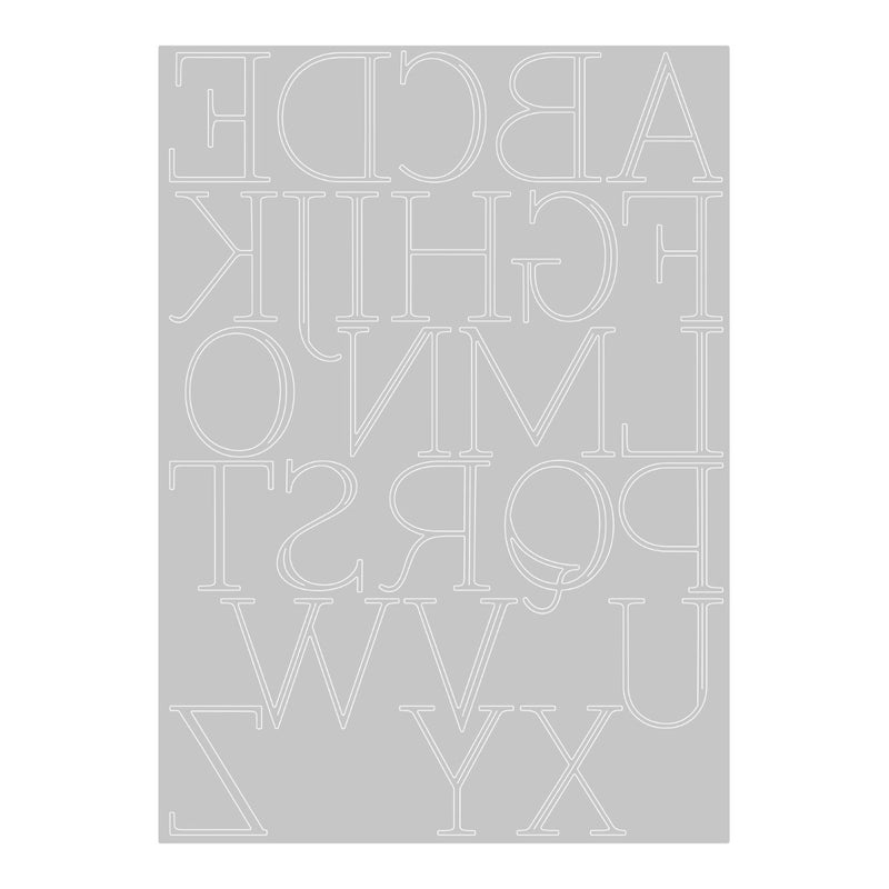 Elegant Capitals Thinlits Die - Jennifer Ogborn - Sizzix