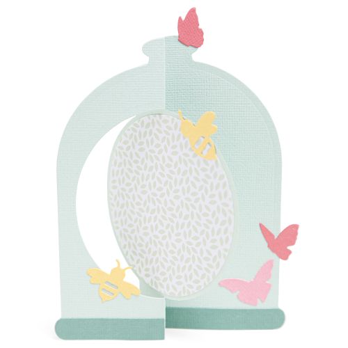 Card Bell Jar Thinlits Die Set - Sizzix