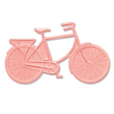 3D Textured Impresslits Bicycle Embossing Folder - Sizzix