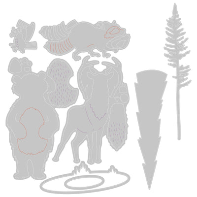 Forest Animals #2 Thinlits Die - Josh Griffiths - Sizzix