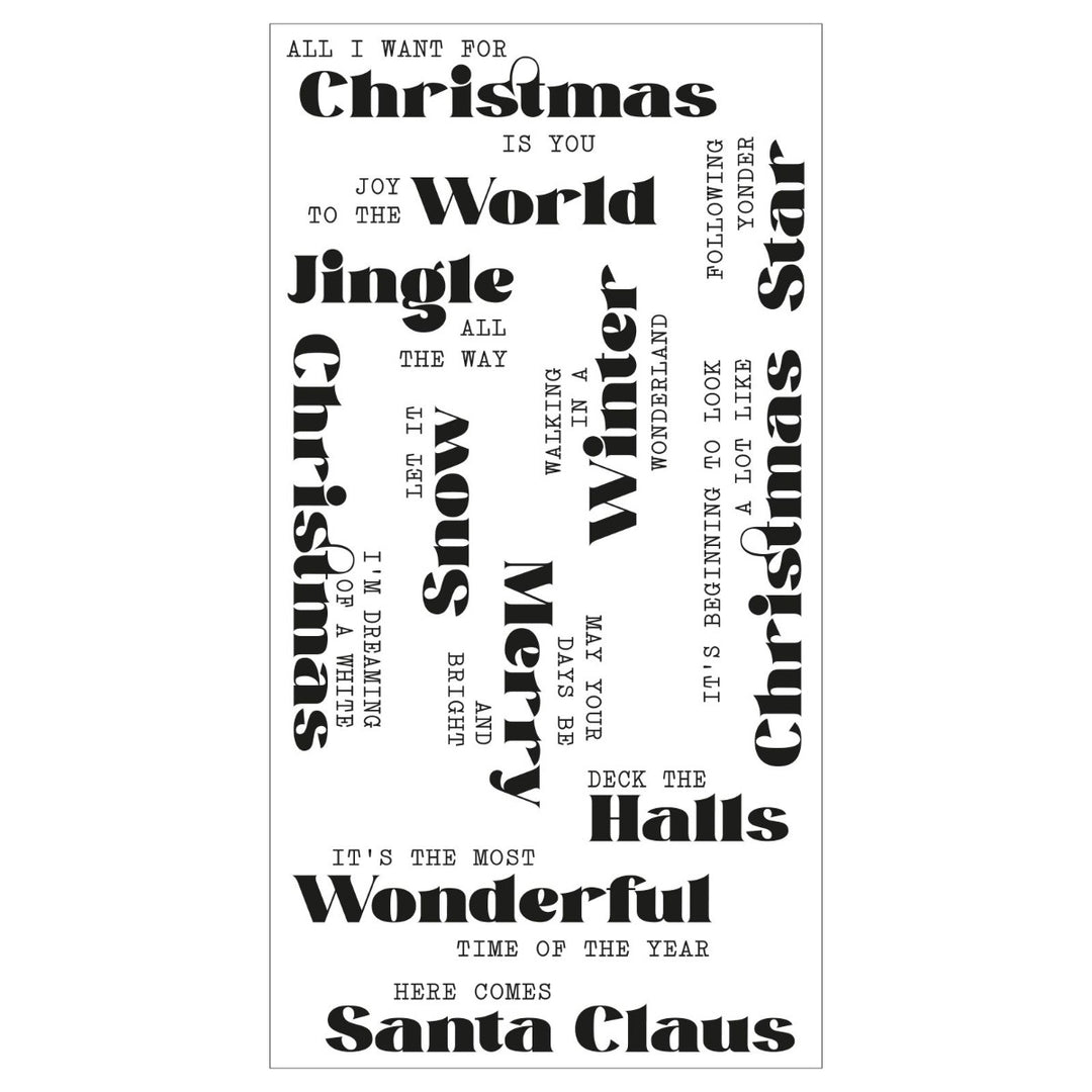 Seasonal Vibes #2 Clear Stamps  -Pete Hughes-  Sizzix