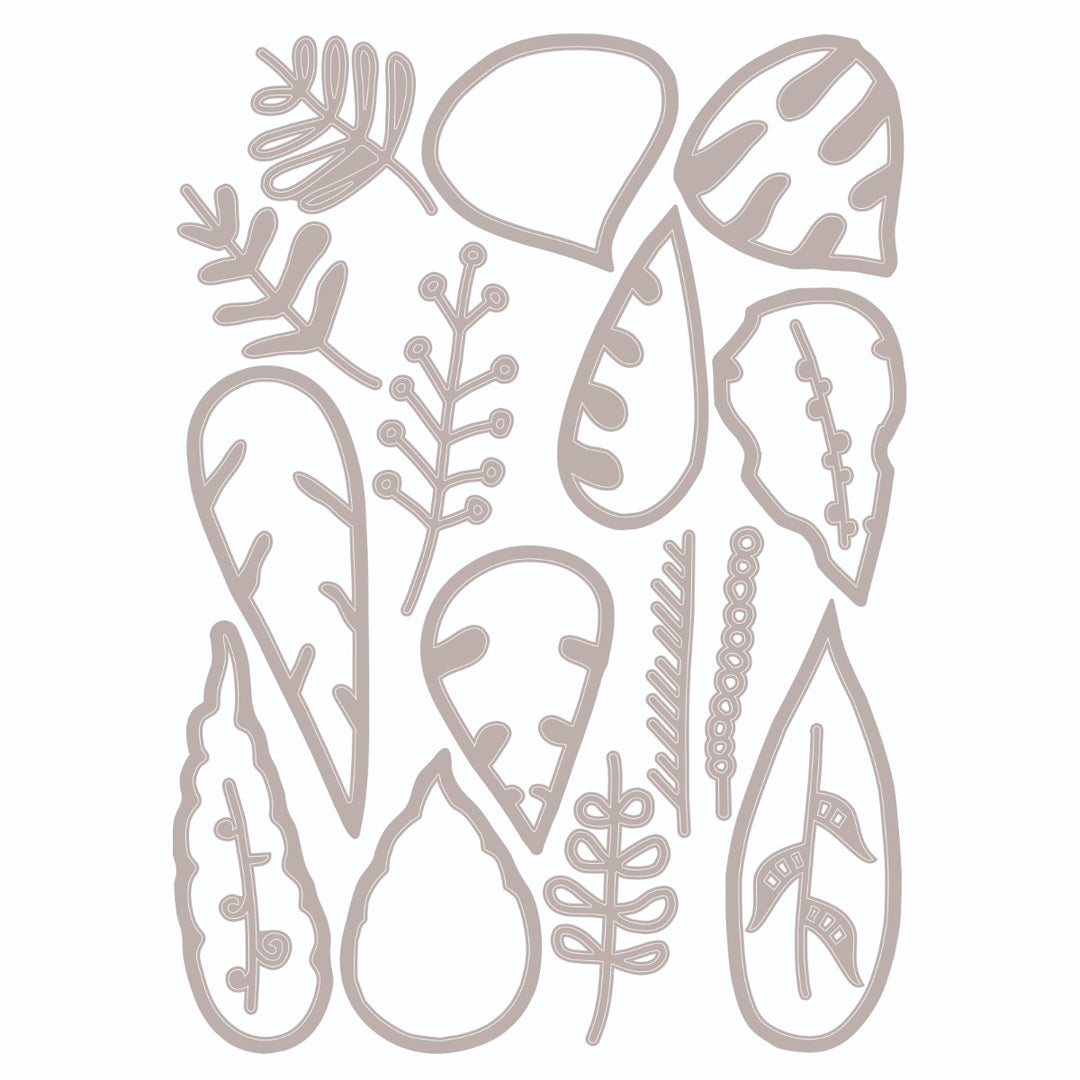 Artsy Leaves Thinlits Die-Tim Holtz- Sizzix