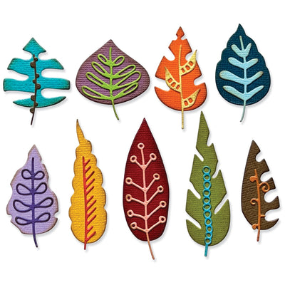 Artsy Leaves Thinlits Die-Tim Holtz- Sizzix