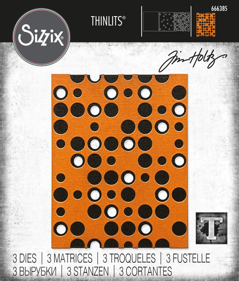 Layered Dots Thinlits Die-Tim Holtz- Sizzix