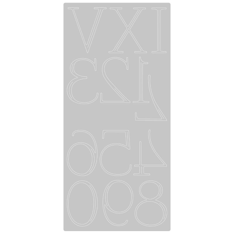 Elegant Numerals Thinlits Die - Jennifer Ogborn - Sizzix
