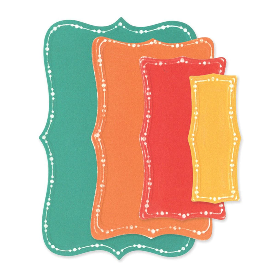 Fanciful Doris Dotted Top Note Framelits Die Set by Stacey Park - Sizzix