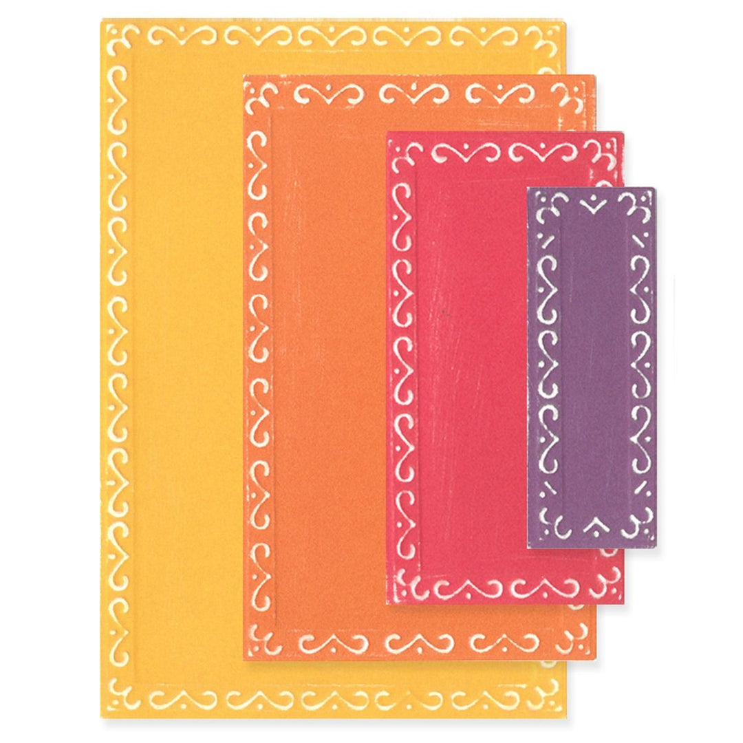 Fanciful Renee Deco Rectangles Framelits Die Set by Stacey Park - Sizzix