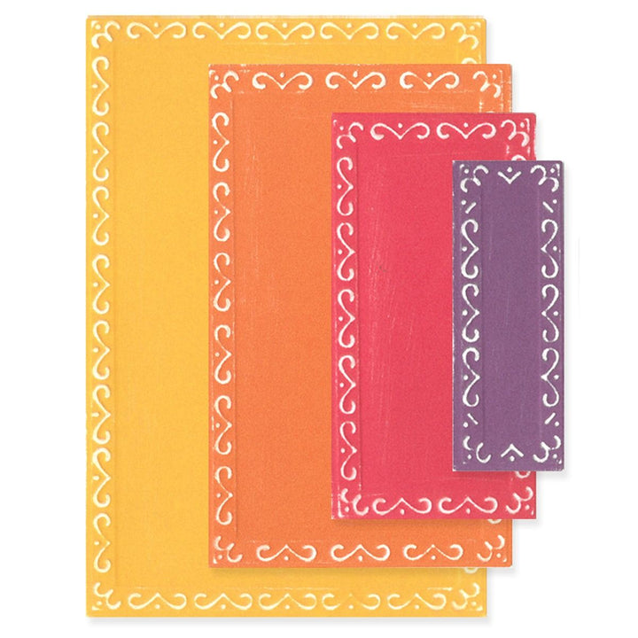 Fanciful Renee Deco Rectangles Framelits Die Set by Stacey Park - Sizzix