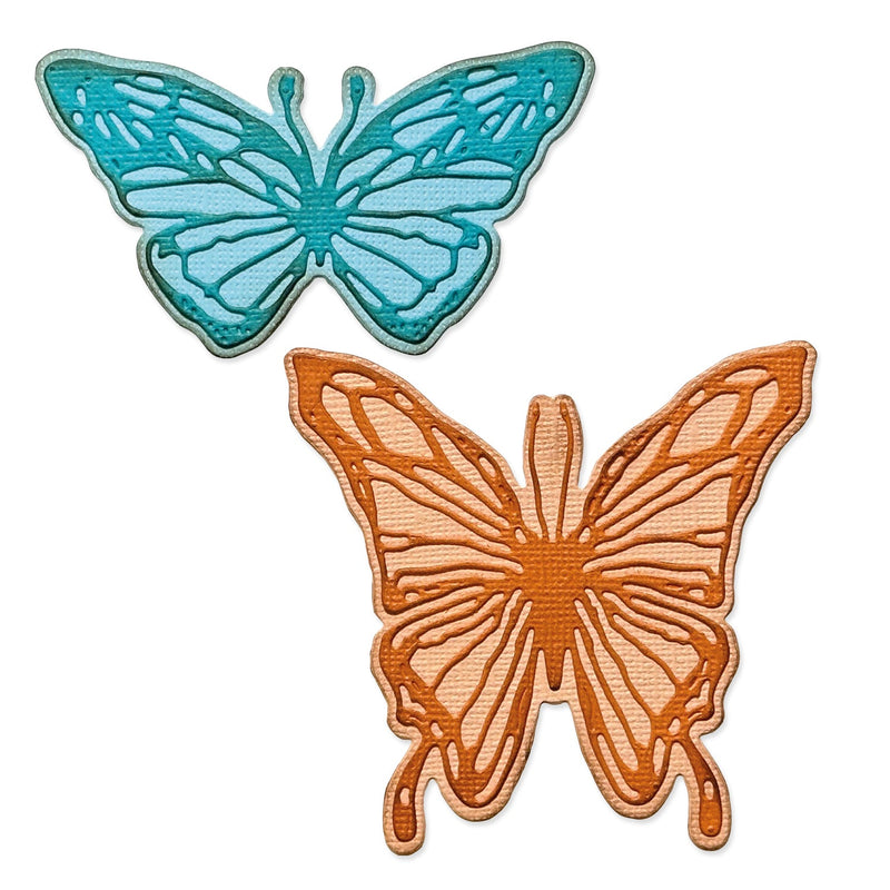 Vault Scribbly Butterfly Thinlits Die Set by Tim Holtz - Sizzix