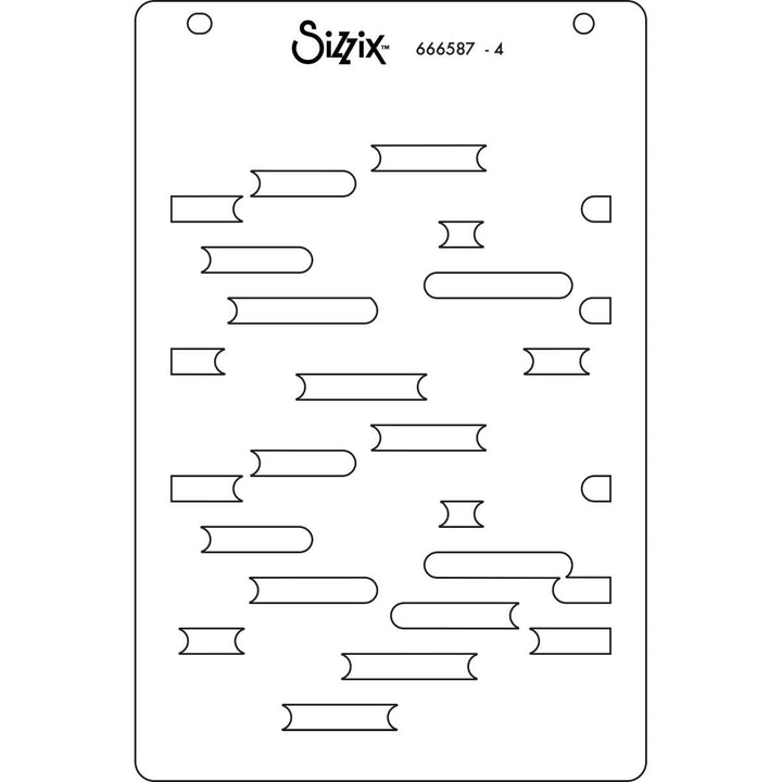 View 7 of Downtown A6 Layered Stencils (Cosmopolitan series) by Stacey Park - Sizzix
