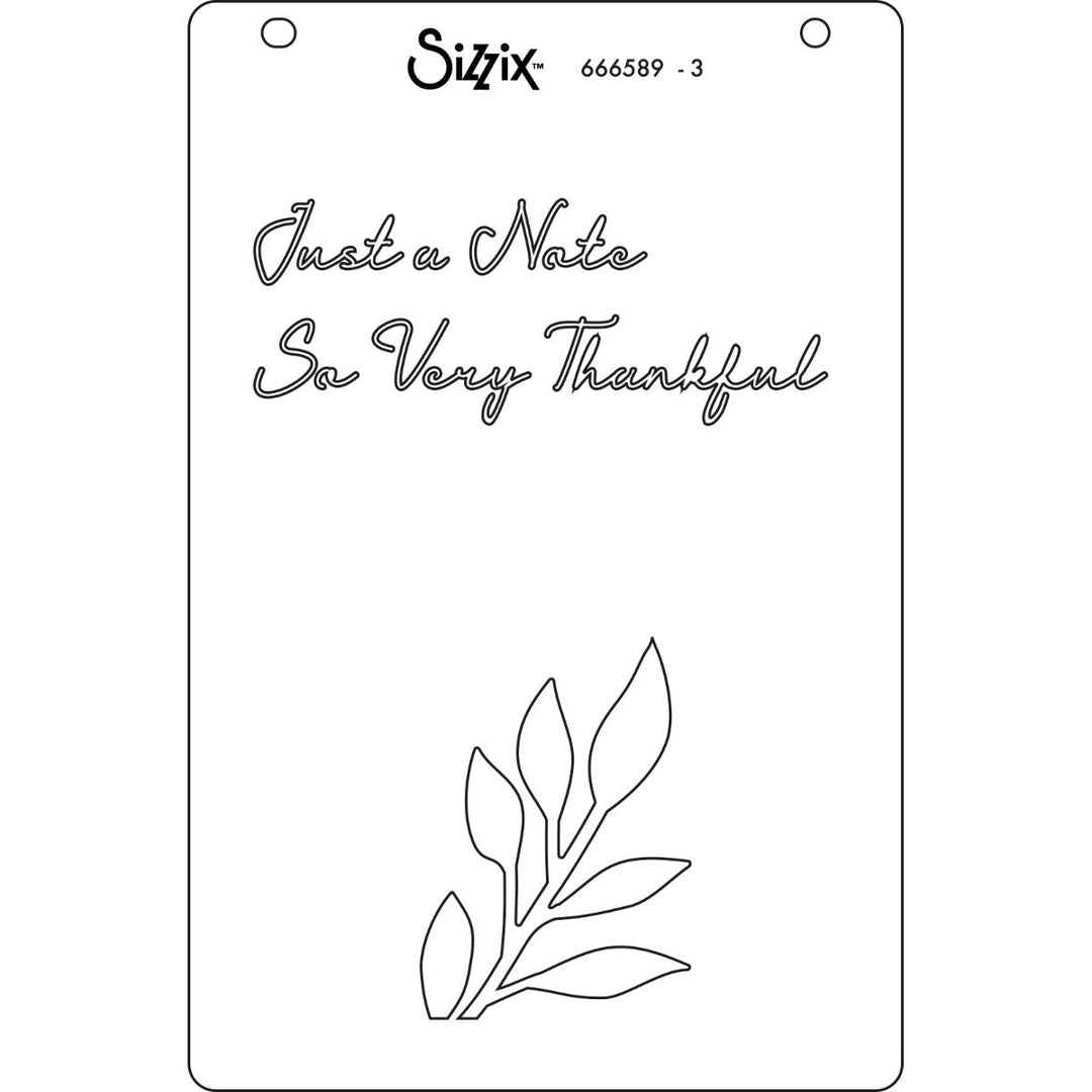 View 6 of Frond A6 Layered Stencils (Cosmopolitan series) by Stacey Park - Sizzix