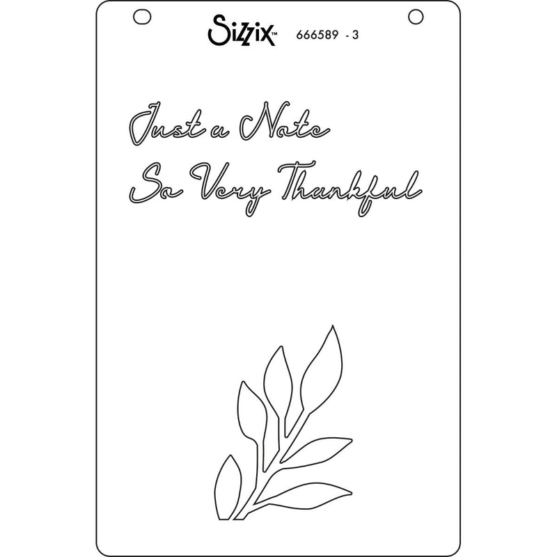 View 6 of Frond A6 Layered Stencils (Cosmopolitan series) by Stacey Park - Sizzix