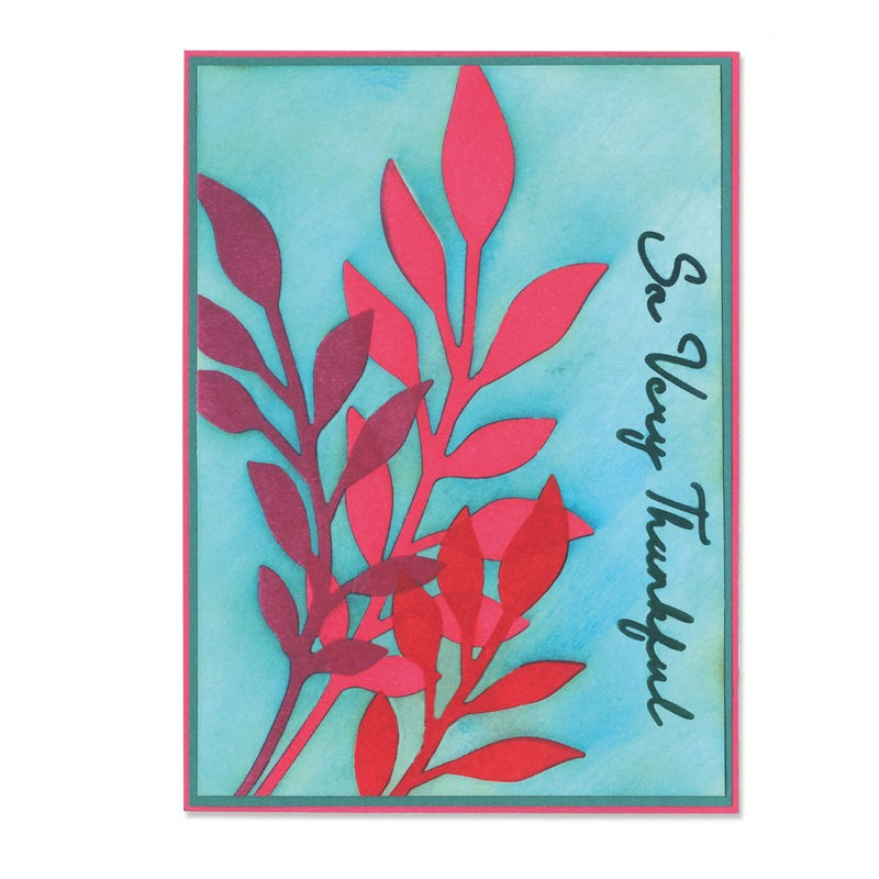 Frond A6 Layered Stencils (Cosmopolitan series) by Stacey Park - Sizzix