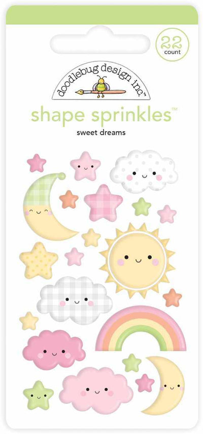 Sweet Dreams Shape Sprinkles - Bundle of Joy - Doodlebug