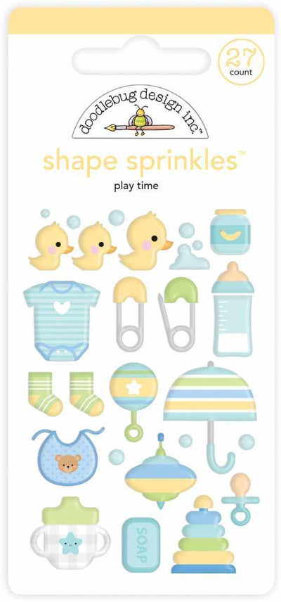 Play Time Shape Sprinkles - Special Delivery - Doodlebug - Clearance