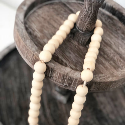 Wood Beads (Natural) - Tiered Tray Decor - Foundations Decor
