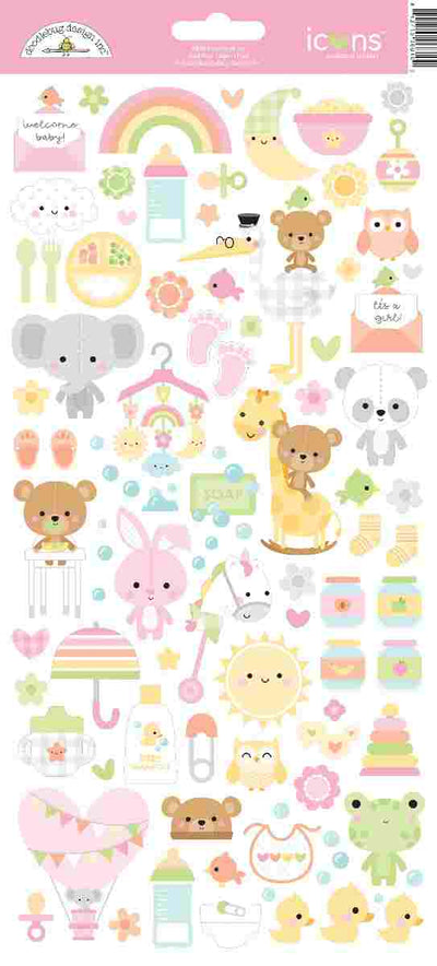 Bundle of Joy Icons Stickers - Doodlebug - Clearance