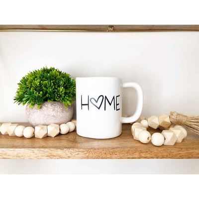 H<3ME Ceramic Mug - Tabletop Decor - Foundations Decor