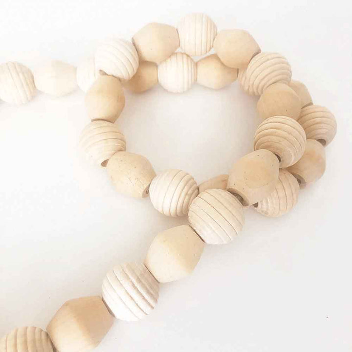 Wood Beads (Beehive & Cones) - Foundations Decor