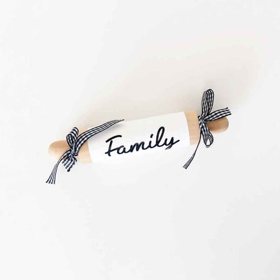 Family Rolling Pin - Tabletop Decor - Foundations Decor